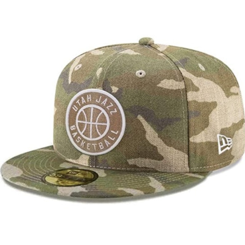 New Era Utah Jazz Vintage Camo 59FIFTY Fitted Hat