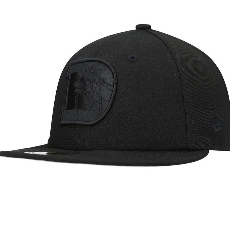 New Era Denver Broncos Black on Black Low Profile 59FIFTY II Fitted Hat