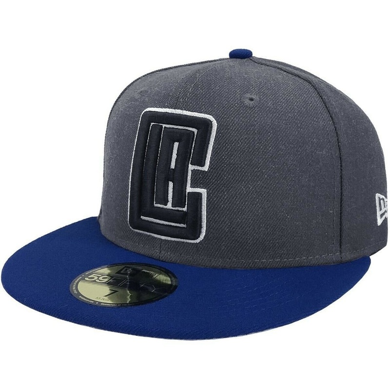 New Era Los Angeles Clippers Charcoal/Royal Blue 59FIFTY Fitted Hat