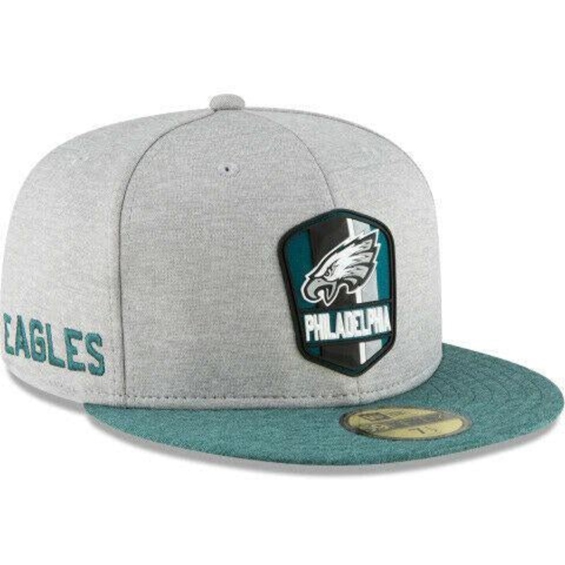 New Era Philadelphia Eagles Road Sideline Fitted Hat