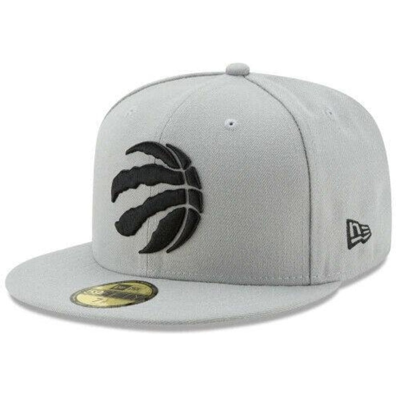 New Era Toronto Raptors Gray Authentic 59FIFTY Fitted Hat