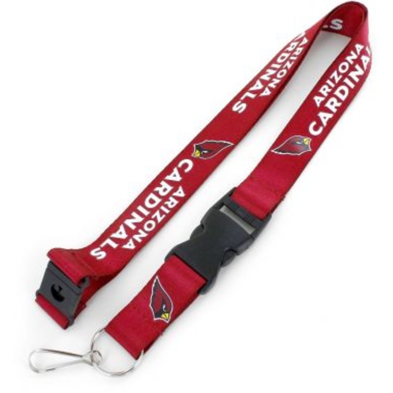 Arizona Cardinals NFL Red Lanyard with Detachable Buckle