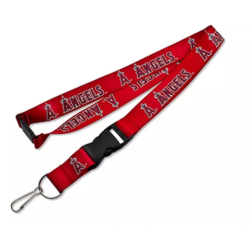 Los Angeles Anaheim Angels MLB Red Lanyard With Detachable Buckle