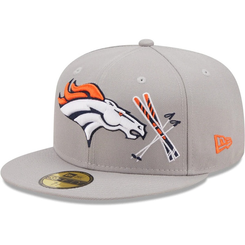 New Era Denver Broncos Gray City Describe 59FIFTY Fitted Hat