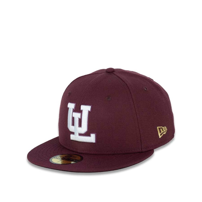 Algodoneros de Unin Laguna New Era LMB 59FIFTY 5950 Fitted Cap Hat Maroon Crown/Visor White Logo