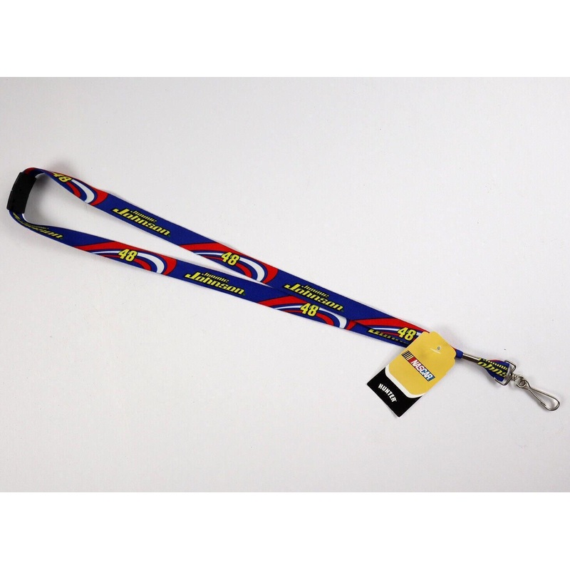 Jimmie Johnson Nascar Racing Purple/Red/Yellow Lanyard #48