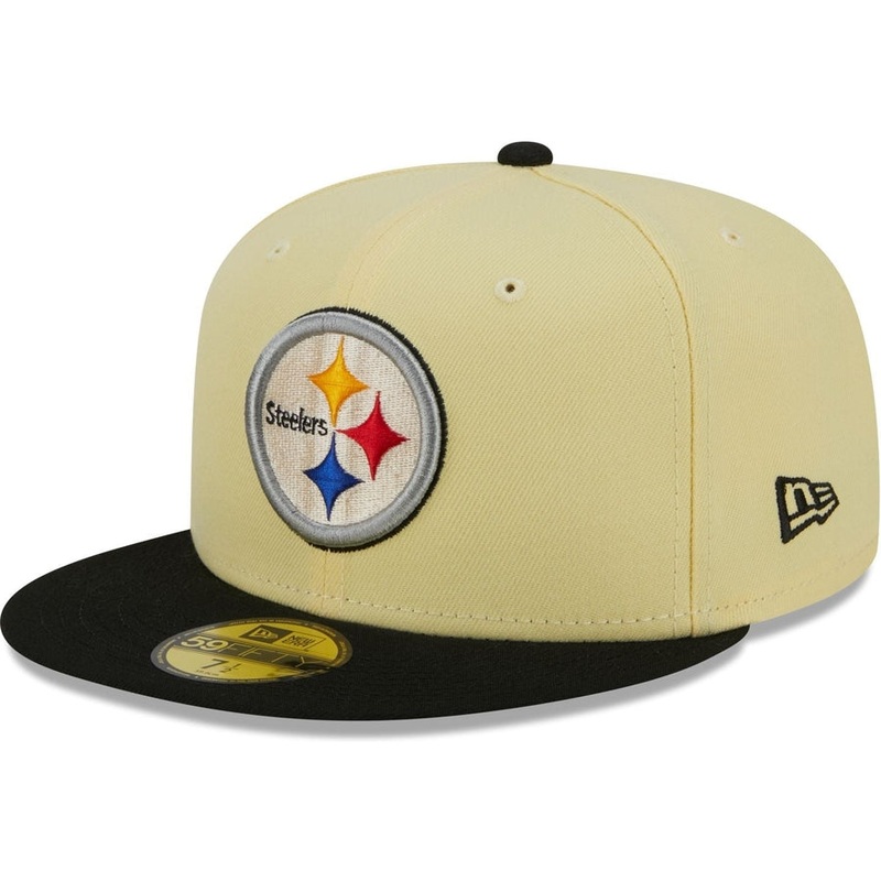 New Era Pittsburgh Steelers Soft Yellow 2023 59FIFTY Fitted Hat