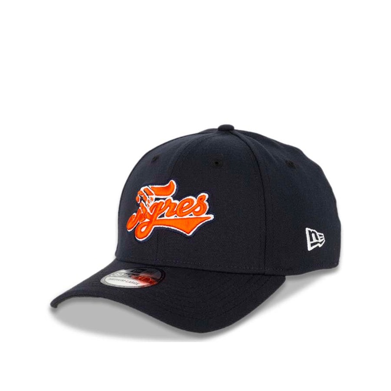 Tigres de Quintana Roo New Era LMB 39THIRTY 3930 Flexfit Cap Hat Navy Blue Crown/Visor White/Orange Logo
