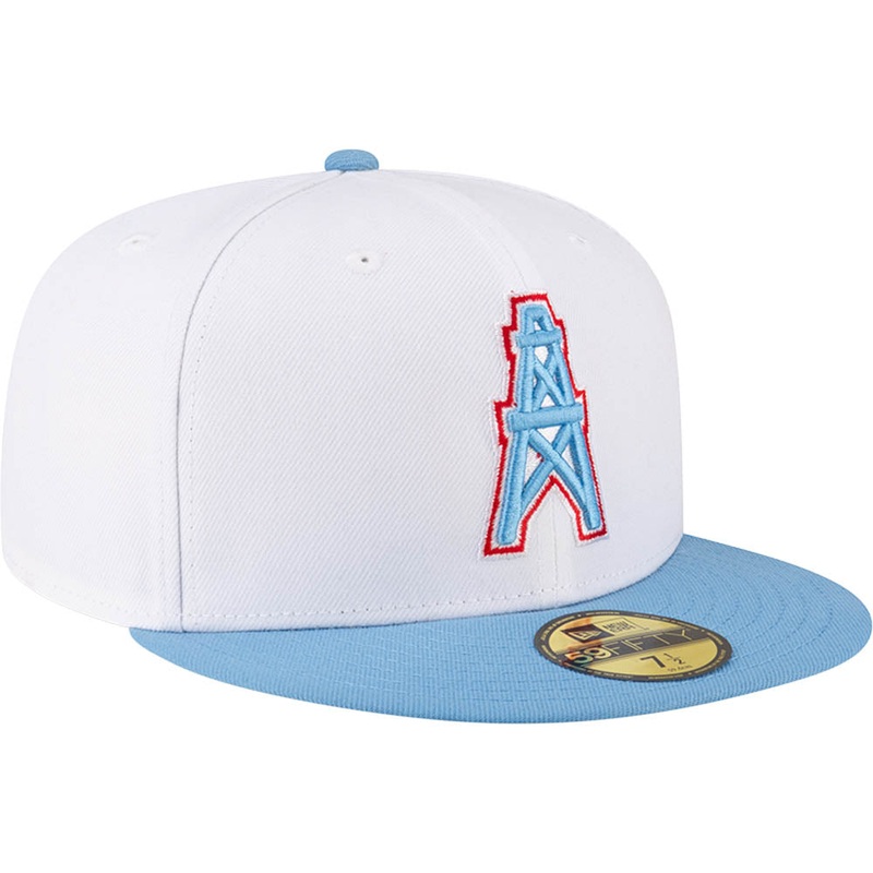 New Era x JS Houston Oilers “Snow” White 2023 59FIFTY Fitted Hat