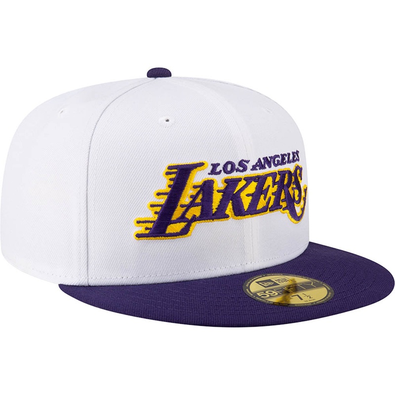 New Era x JS Los Angeles Lakers “Snow” White 2023 59FIFTY Fitted Hat