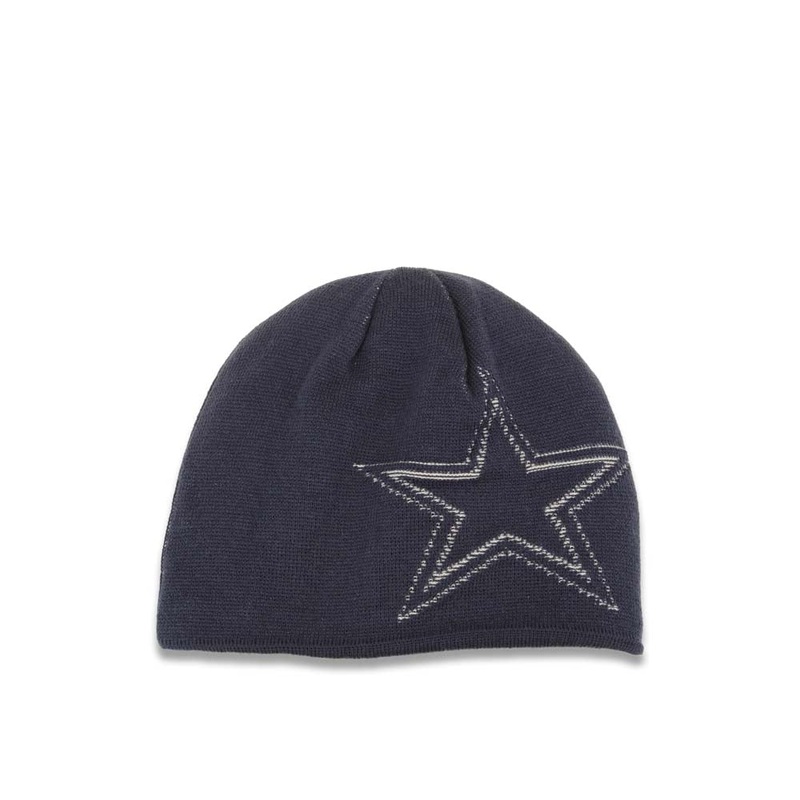 Dallas Cowboys New Era NFL No Cuffed KD90Z Knit Beanie Hat Navy Blue Crown/Visor Team Color Logo