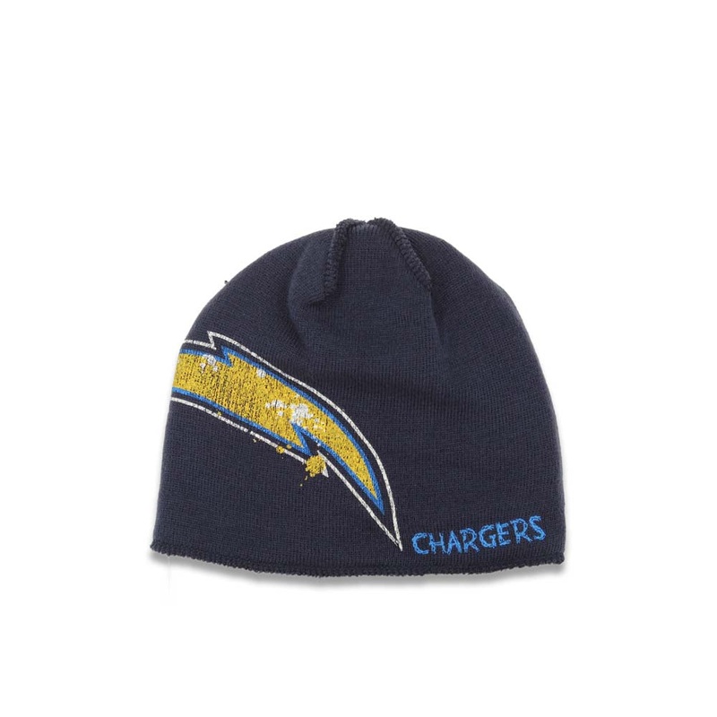 Los Angeles Chargers New Era NFL Navy Blue Crown/Visor Team Color Splatter Logo