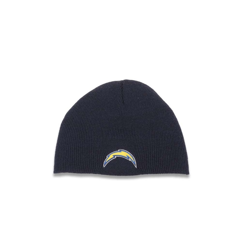 (Youth) Los Angeles Chargers New Era NFL Kid/Toddler Knit Beanie Hat Blue Crown/Visor Team Color Logo