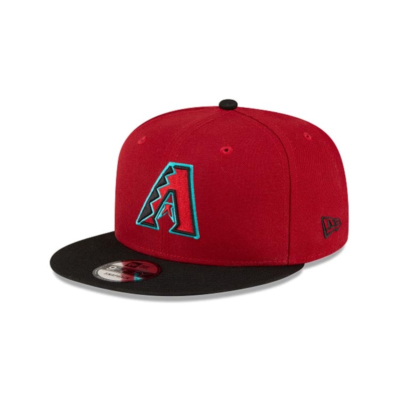 Arizona Diamondbacks New Era MLB 9FIFTY 950 Snapback Cap Hat Cardinal Crown Black Visor Team Color Logo