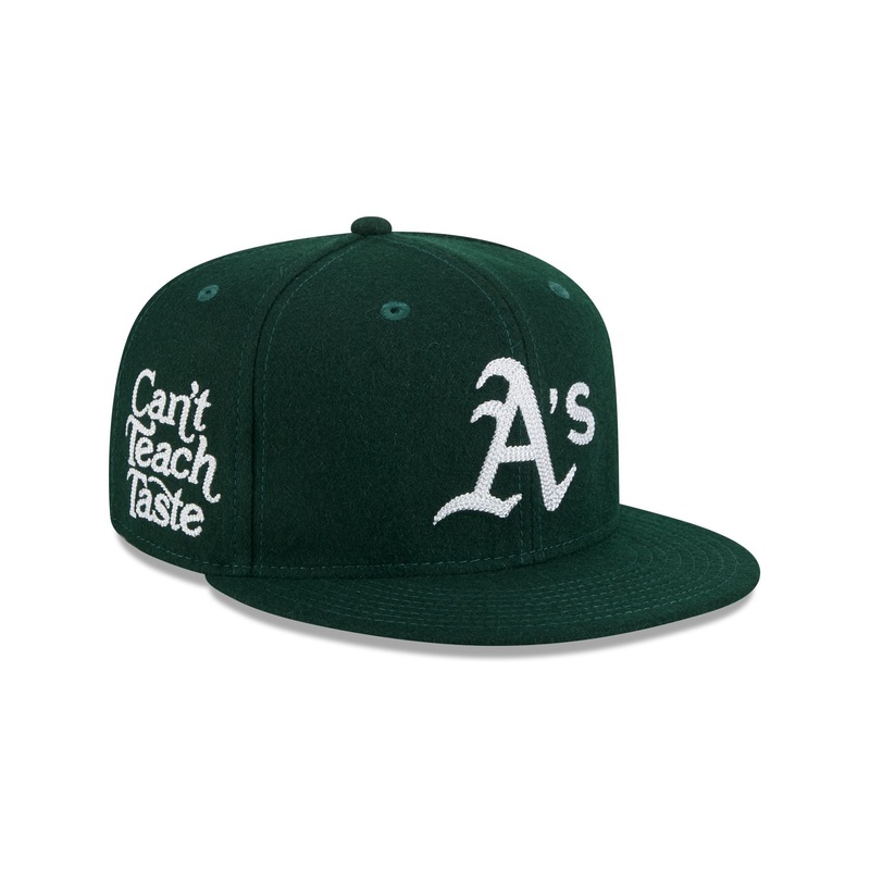Athletics Diet Starts Monday Can’t Teach Taste Green 59FIFTY Fitted Hat