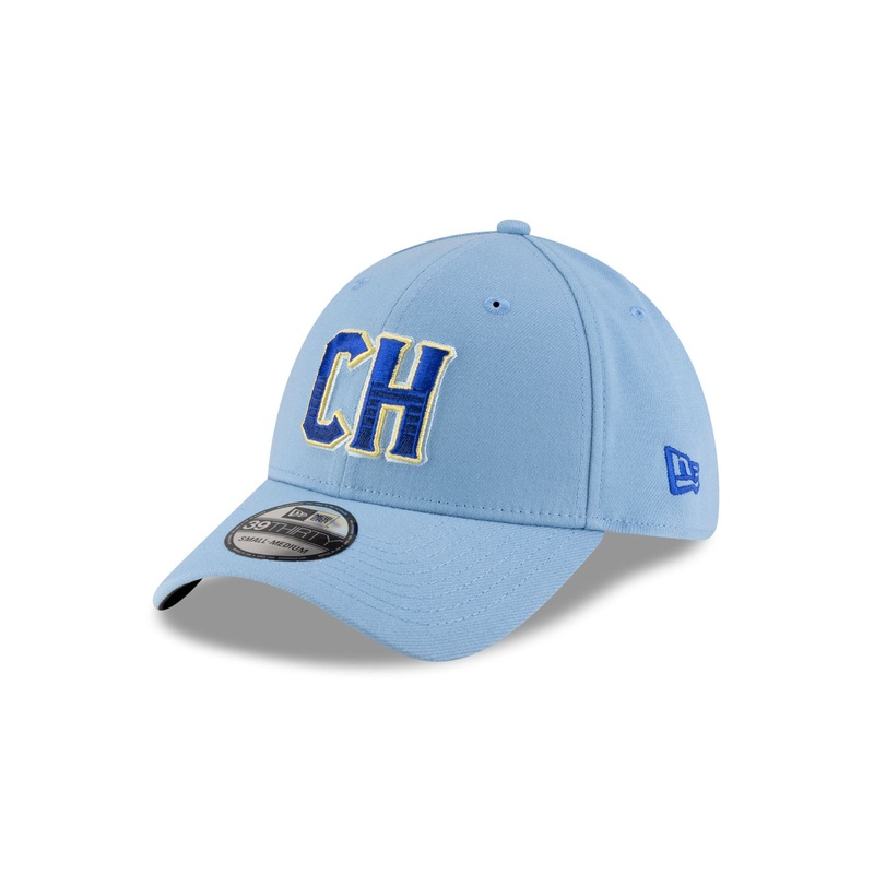 Charros de Jalisco LMB 100th Anniversary Alt Blue 39THIRTY Stretch Fit Hat