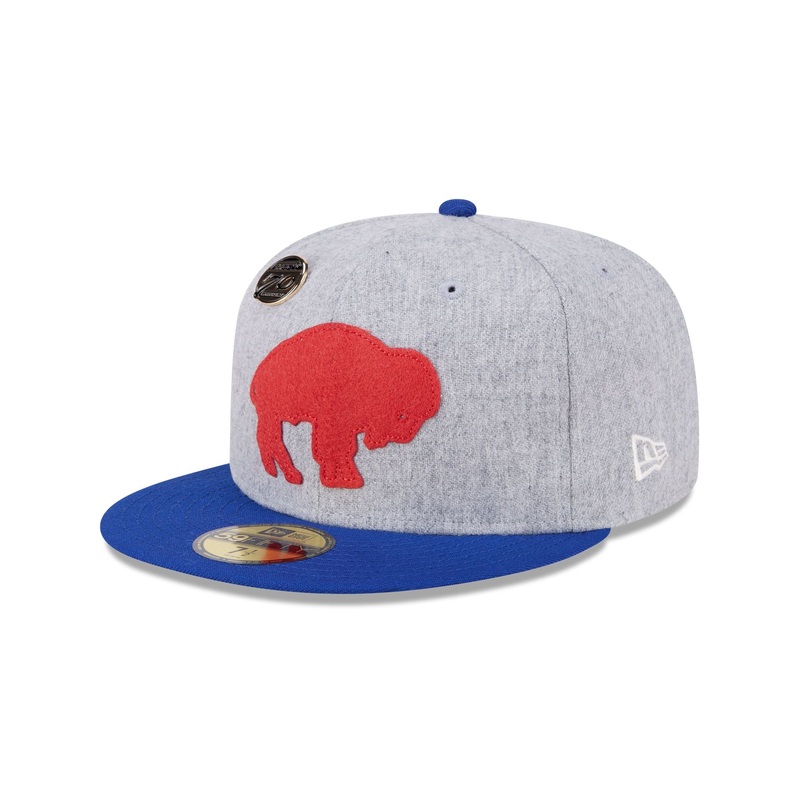 Buffalo Bills 70th Anniversary Gray 59FIFTY Fitted Hat