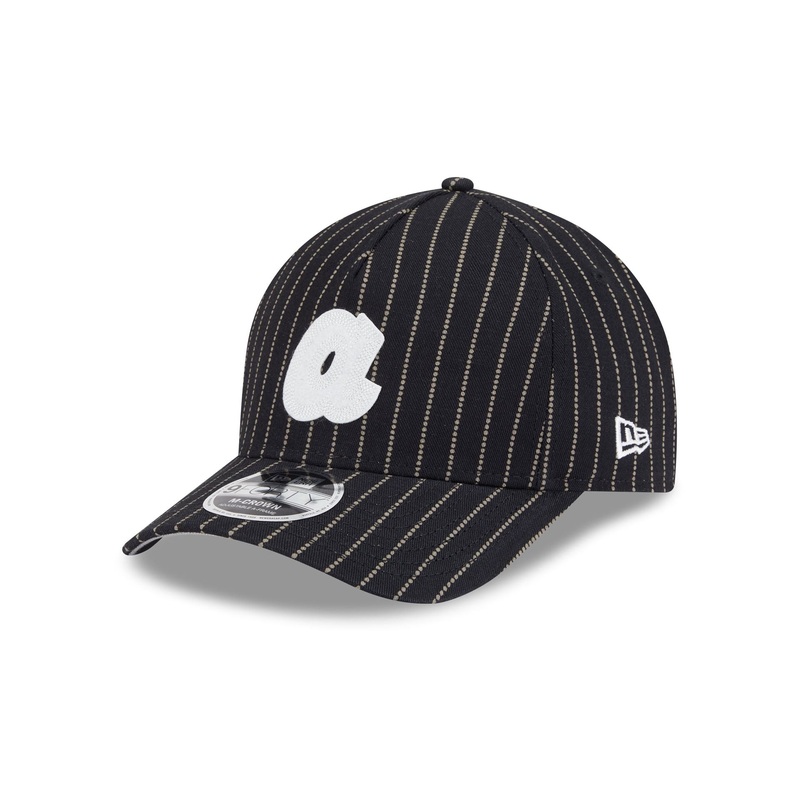 Atlanta Braves Dotted Pinstripe 9FORTY M-Crown A-Frame Adjustable Hat