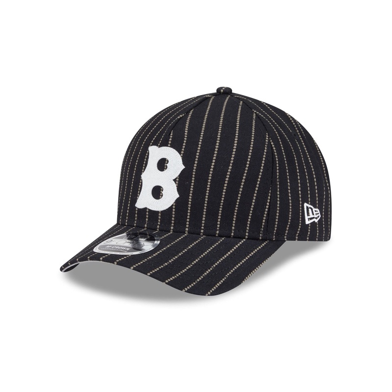 Boston Red Sox Dotted Pinstripe 9FORTY M-Crown A-Frame Adjustable Hat