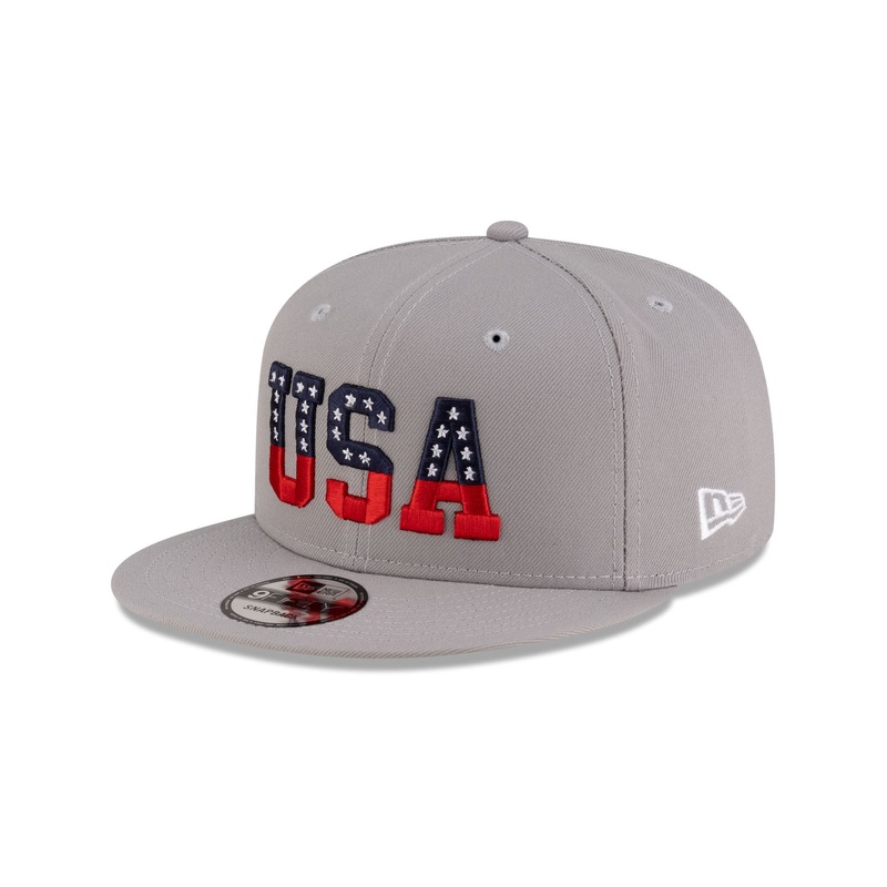 USA Stars Gray 9FIFTY Snapback Hat